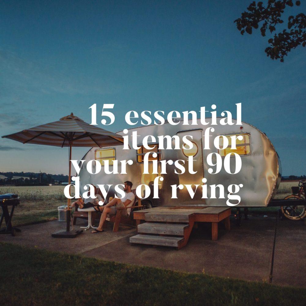 15 essentials for RVing