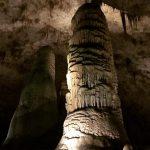 Rock pillar inside Carlsbad Caverns