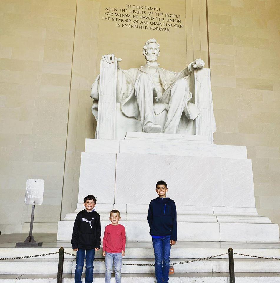Visiting the Lincoln Memorial in Washington, DC