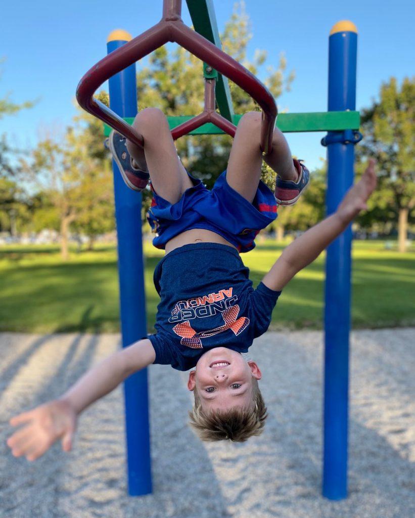 monkey bars at a playground