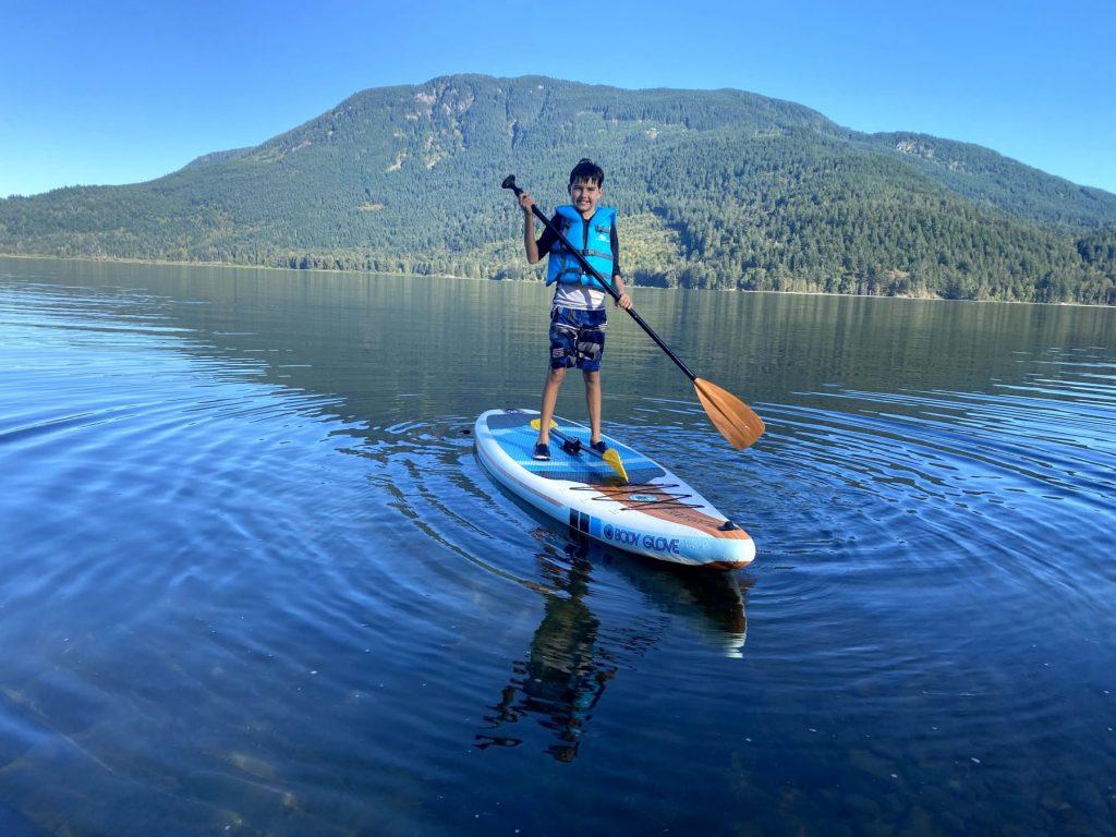 a standup paddle board is a great gift for RV owners