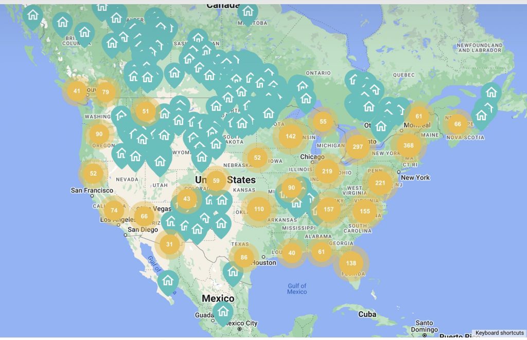 Boondockers Welcome Map