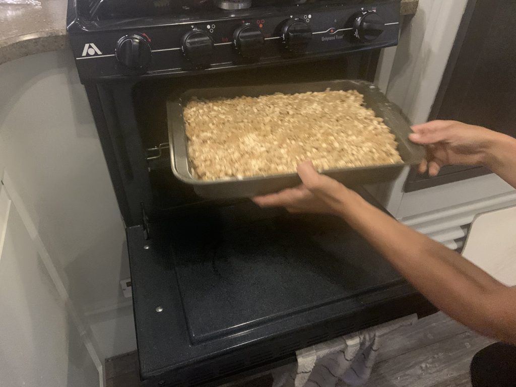 Baking in an RV oven