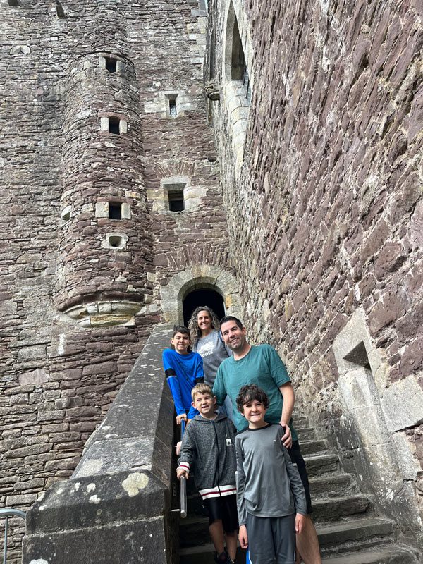 Doune Castle where Monty Python Holy Grail was filmed