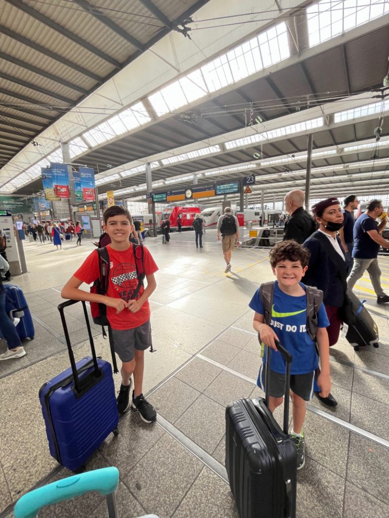 the best luggage for our family trip to Europe with kids