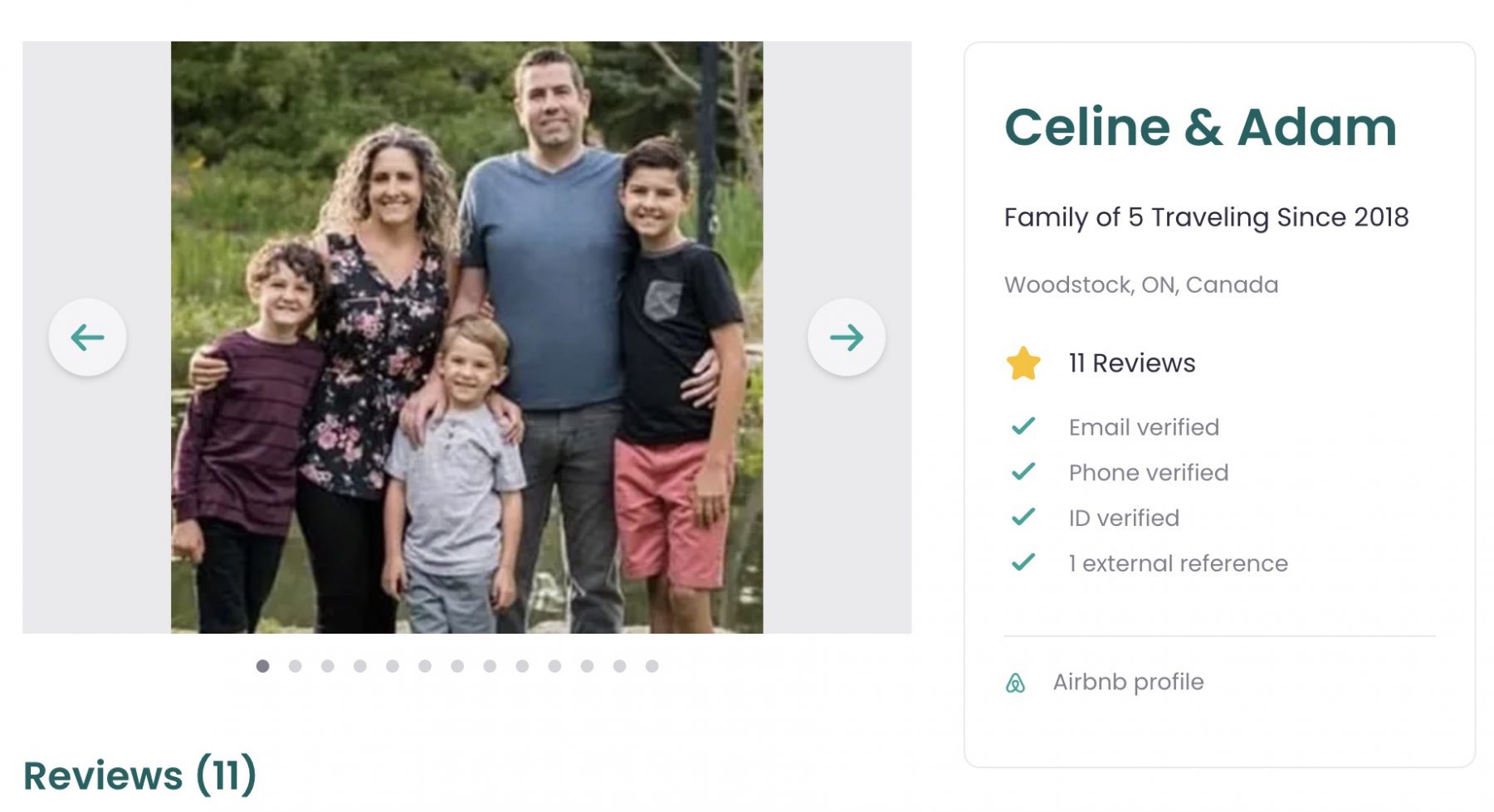 Trusted housesitters profile