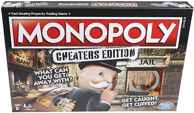 monopoly cheaters addition - a camping board game favorite