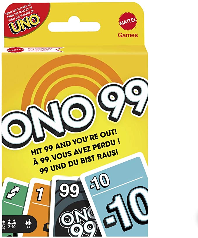 Uno 99 card game for camping