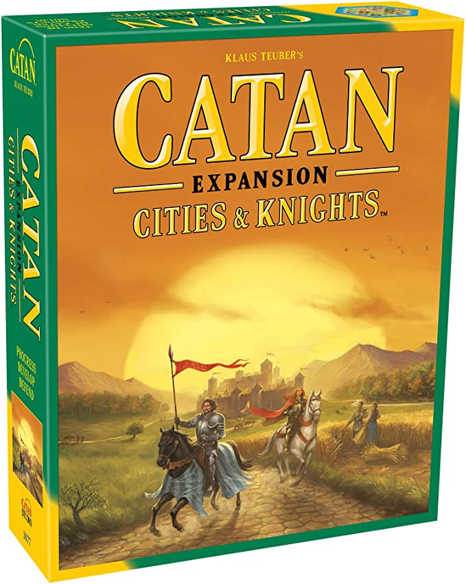 catan cities and knights board game for camping with teens