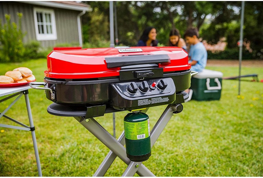 Use a portable grill to keep your RV cool