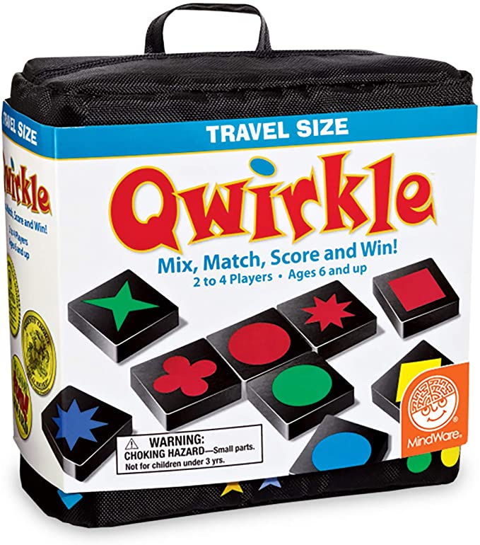Qwirkle travel size game for camping