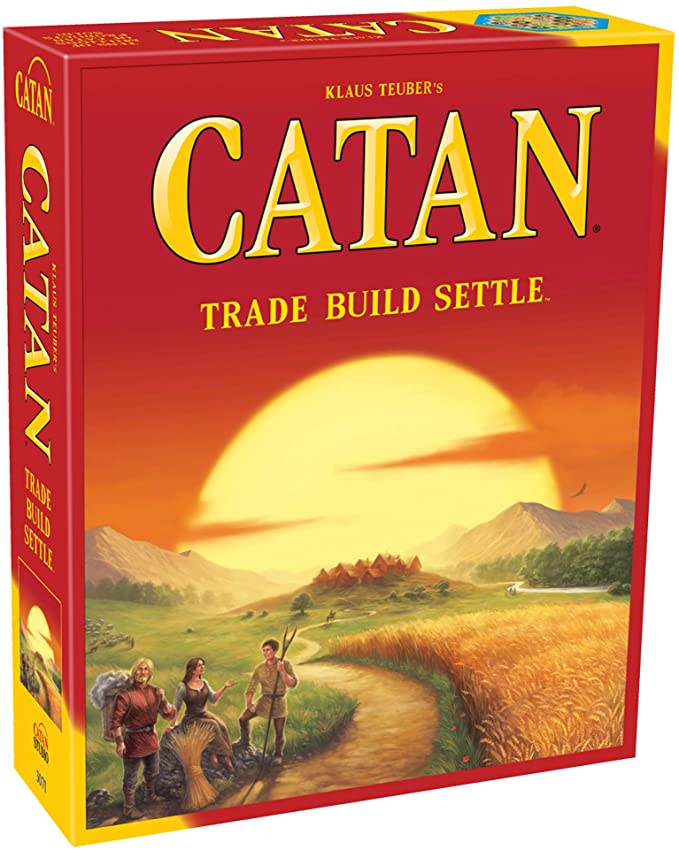 settlers of catan board game for camping