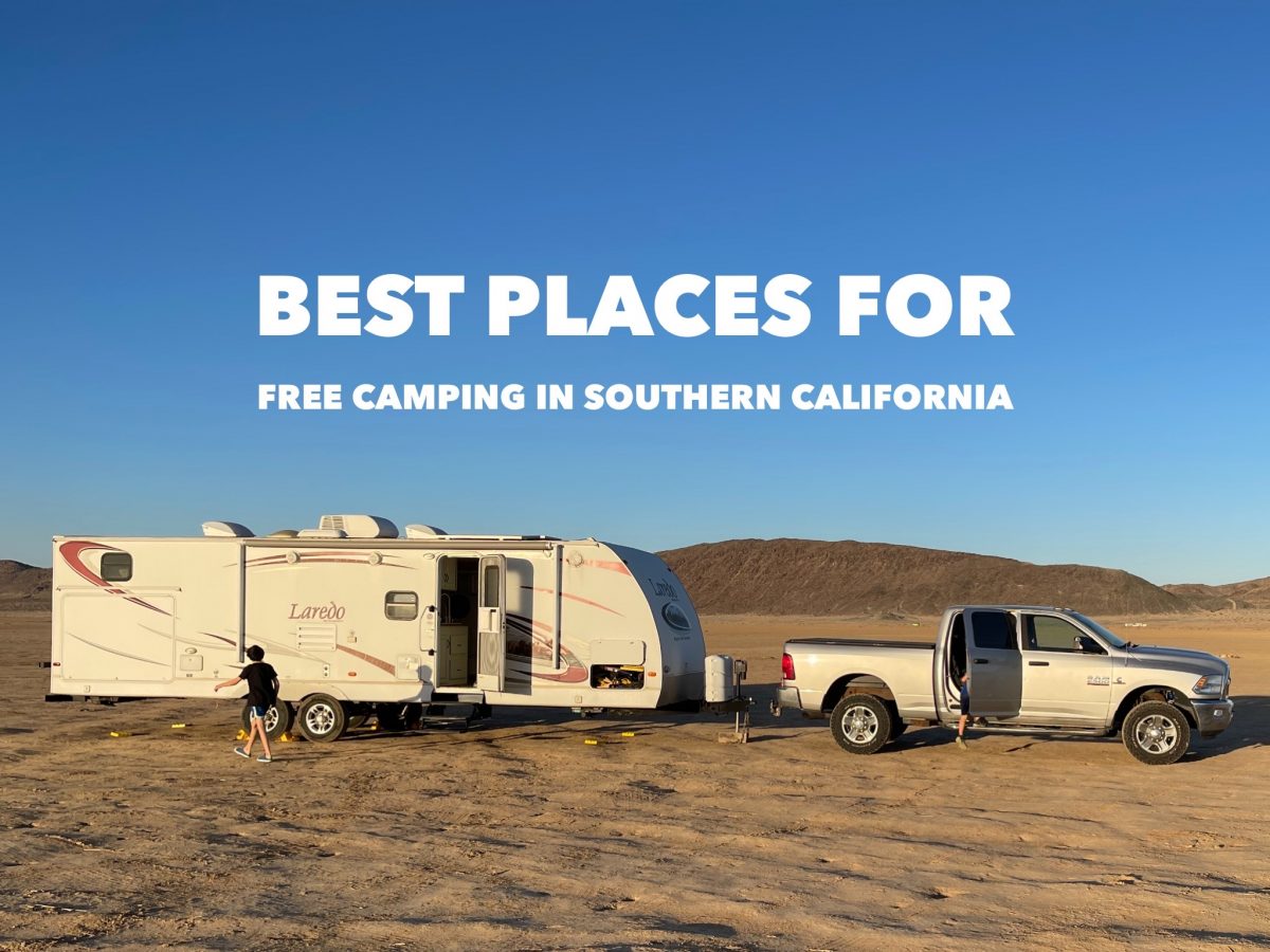 Best places to camp for free in Southern California