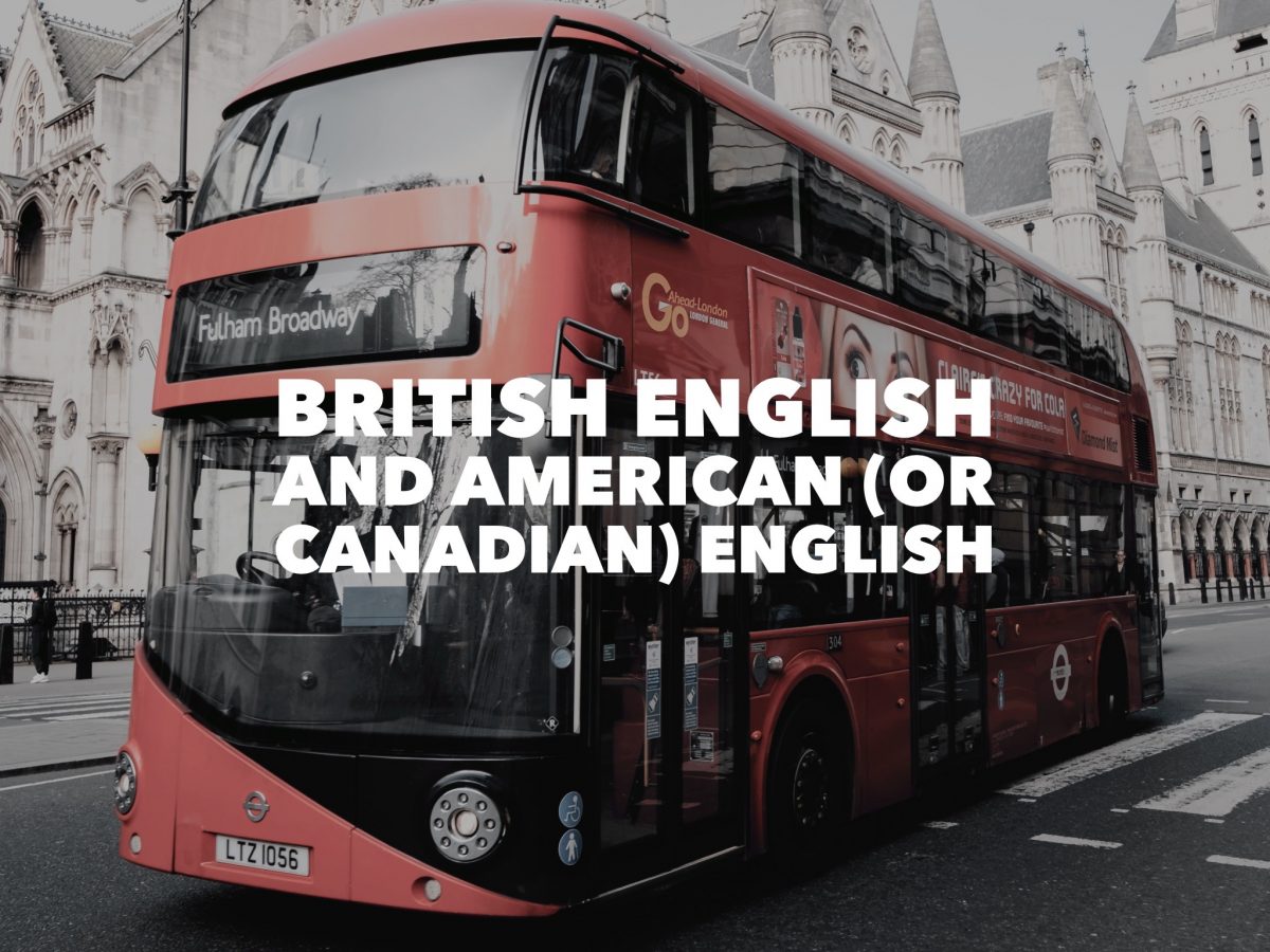 words that are different between British English and American English