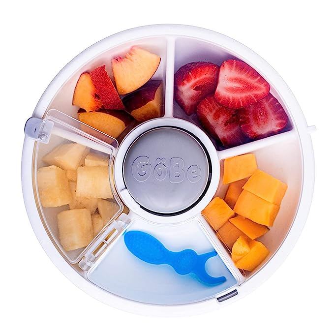 organize fruit with this road trip snack organizer