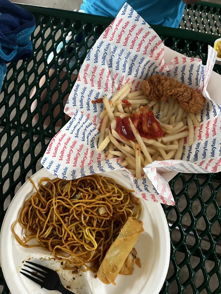 Our Chicken and Noddles at Valley Fair Minnesota