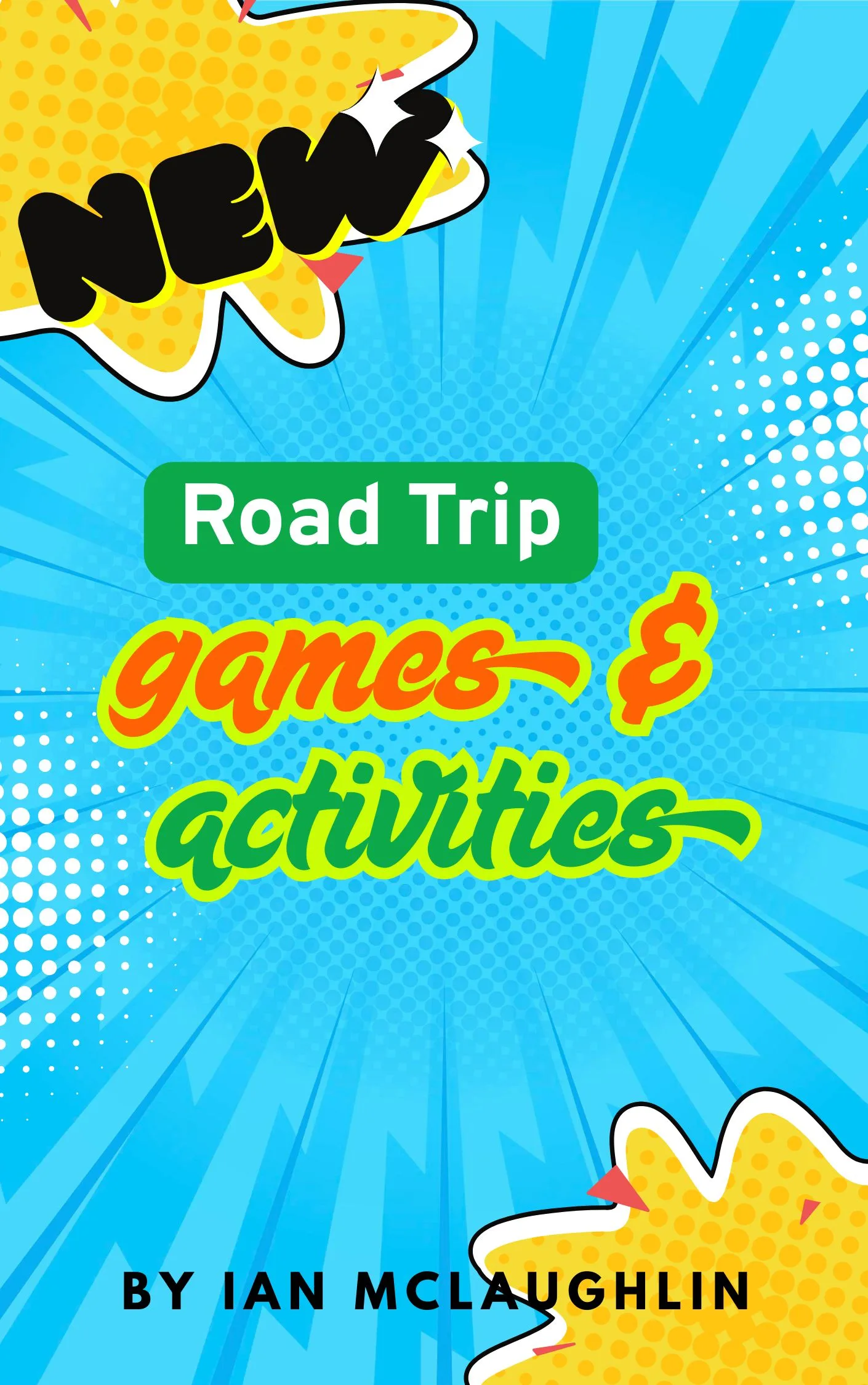 Roadtrip activity book for kids