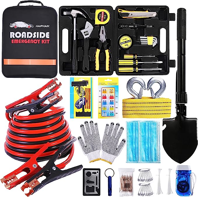 roadside emergency car kit for roadtrip