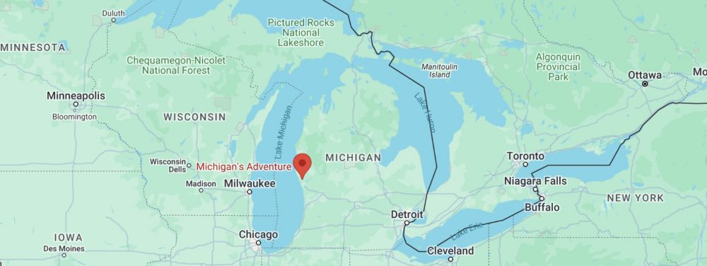 Where is Michigan's Adventure?