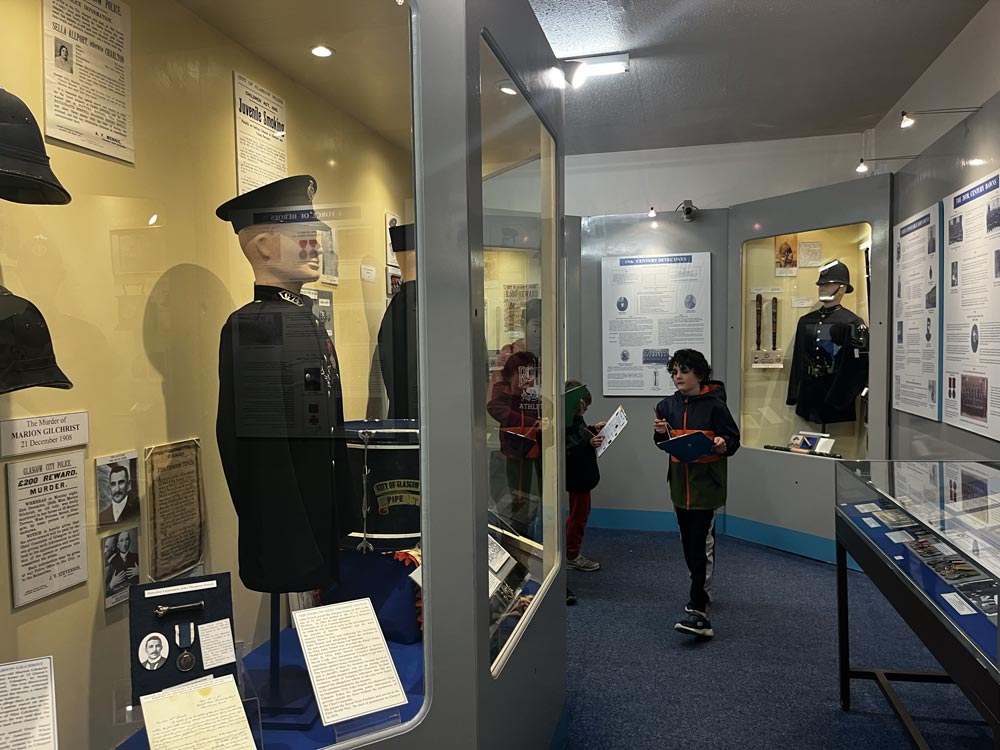 Visiting the Glasgow Police Museum with kids