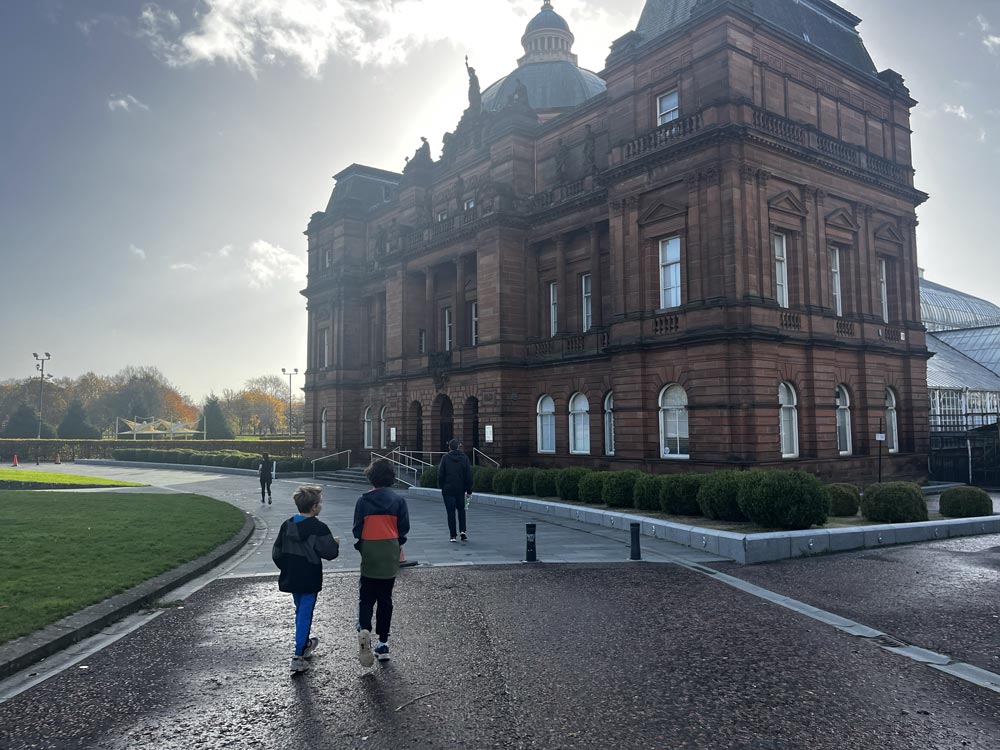 visiting the People's Palace in Glasgow with kids
