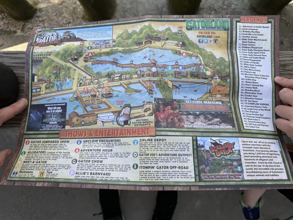 Gatorland Review Orlando Florida 39 s - Gatorland Map 2024 980x735 