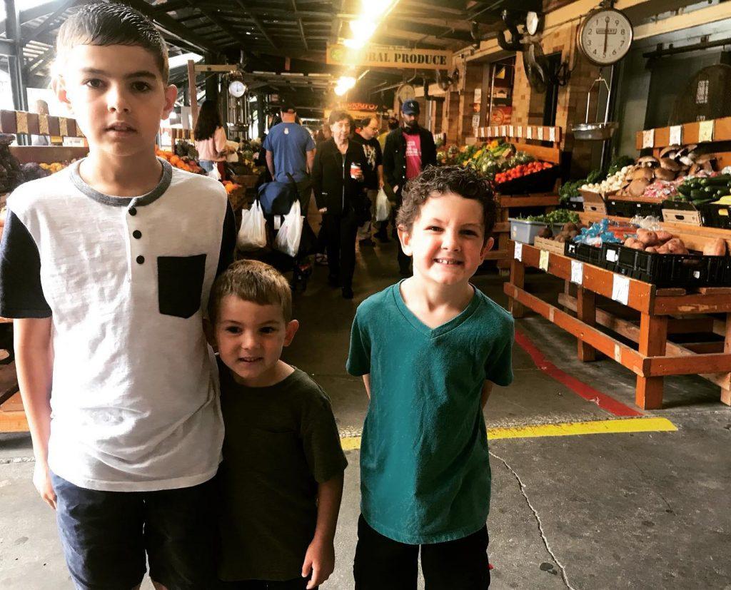 boys at Kansas City Market