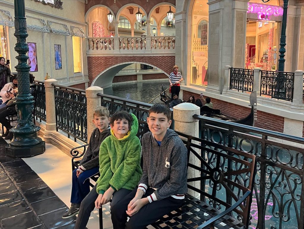 Visiting the Venetian, Las Vegas with kids