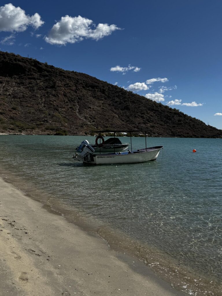 We saw lots of boats while RVing at Santispac