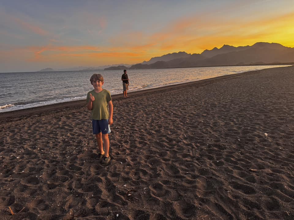 Visiting Playa Salinita near Loreto