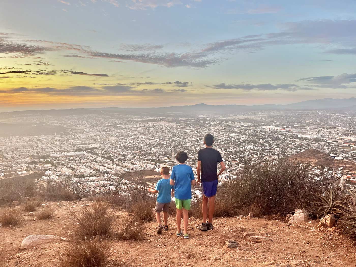 An evening hike in Cabo San Lucas