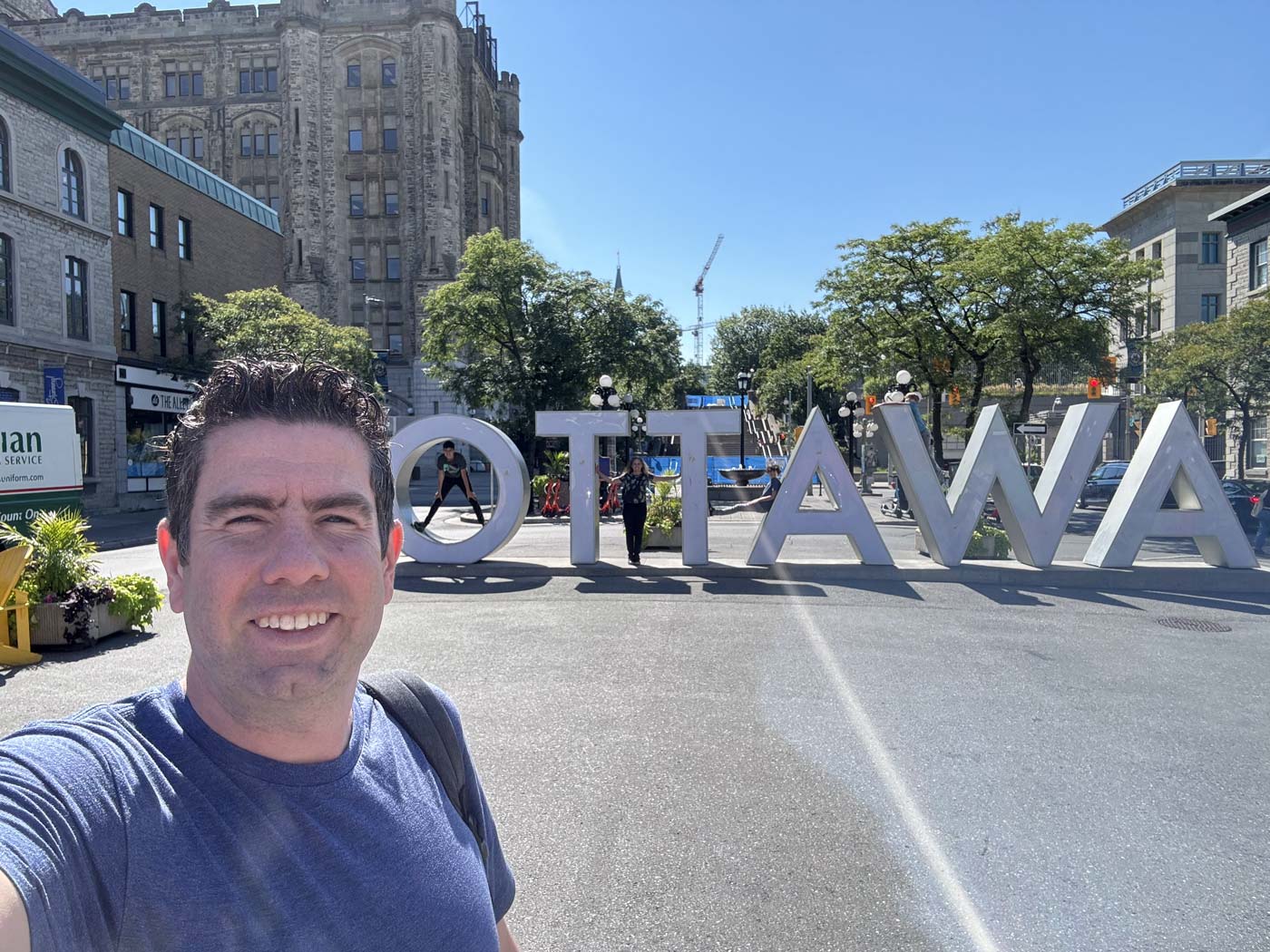 Photo at the ottawa sign in Byward Market