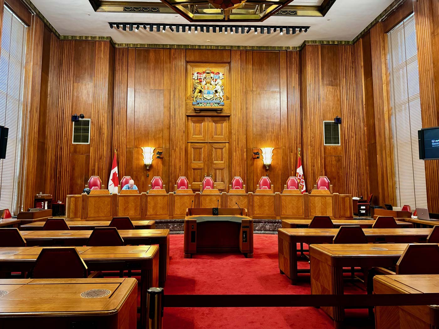 Free tours of the supreme court of Canada with kids