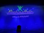 Waiting for Rock a hula show in Hawaii to start