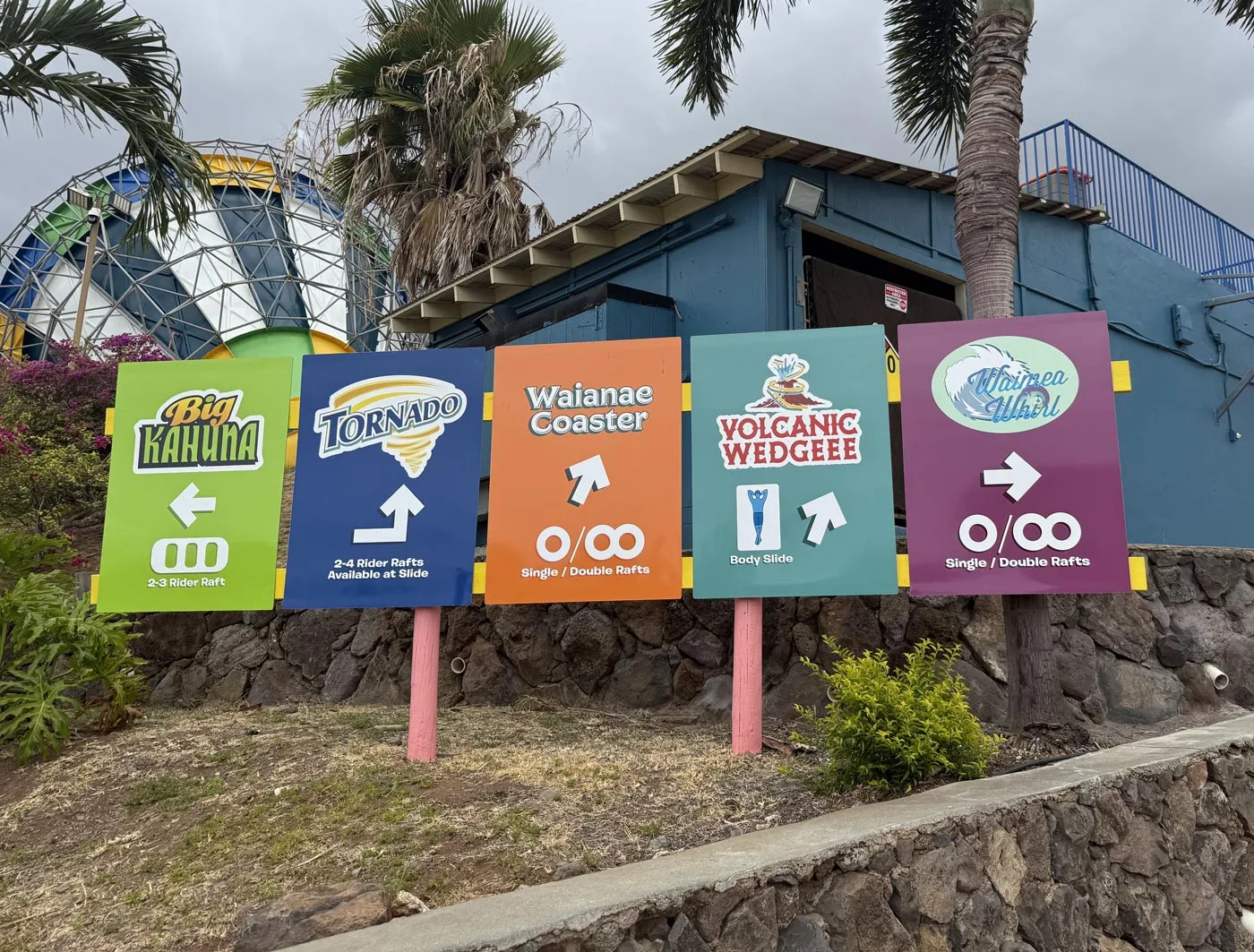Wet n wild hawaii waterslides