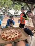 Pizza at wet n wild hawaii