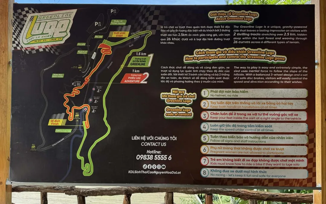 Mario Kart Dalat track map