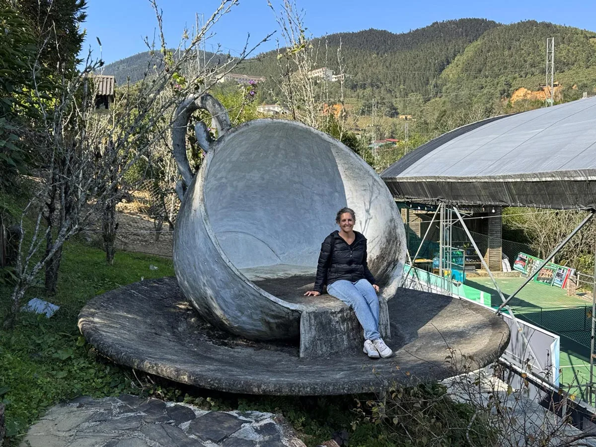 Swing sapa coffee cup photo spot
