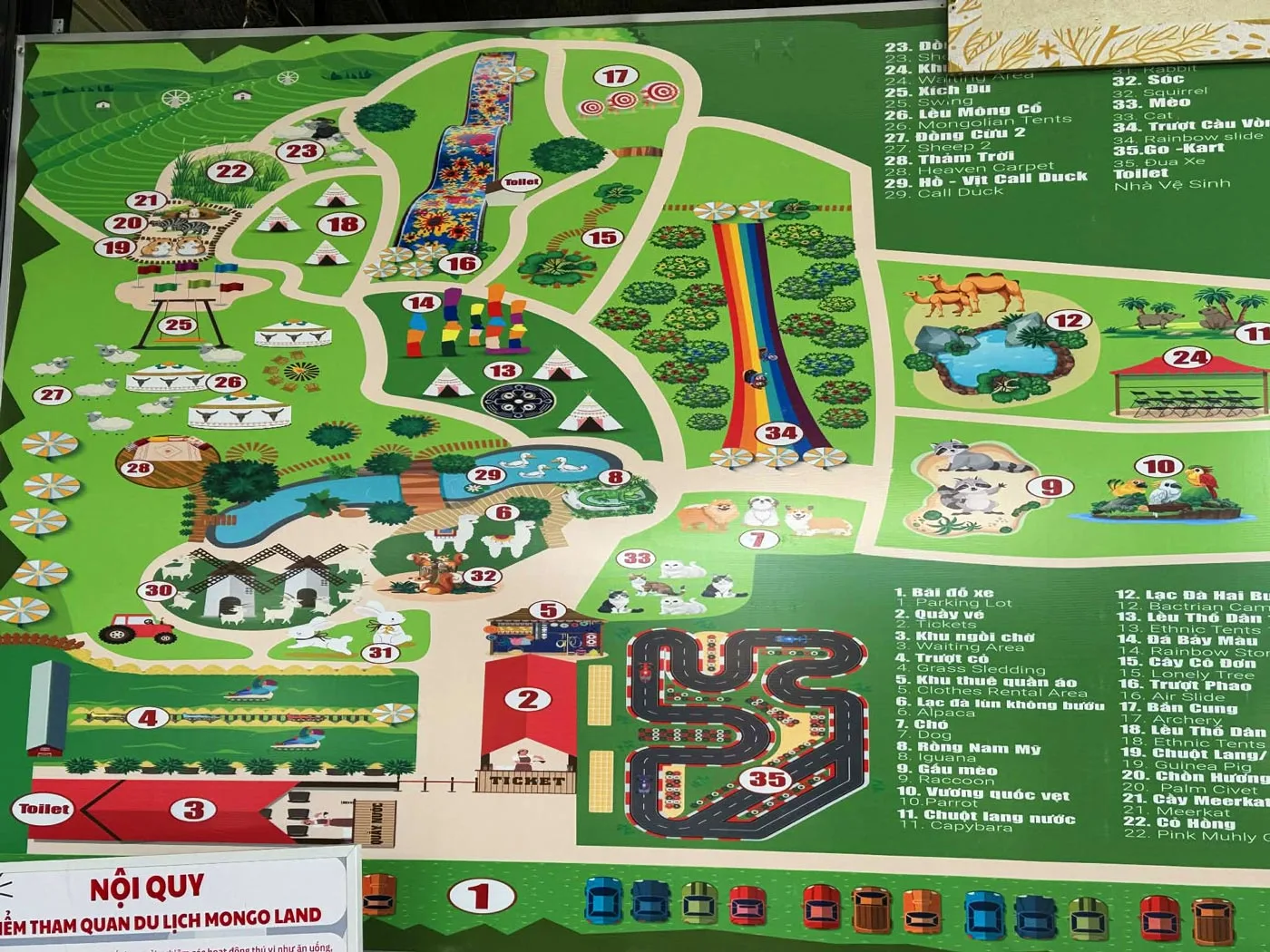 Map of Mongoland Dalat