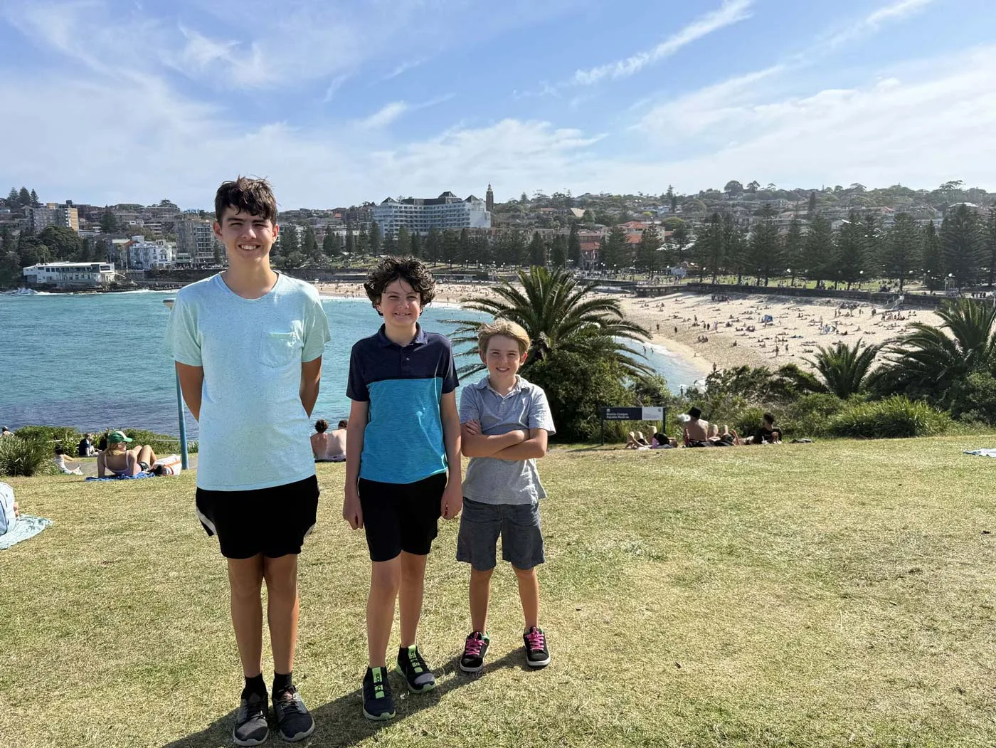 Overlooking Coogee beach