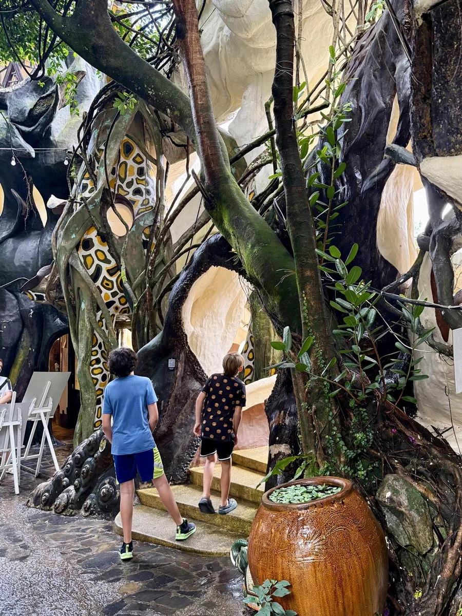 The crazy house was one of our favorite things to do in Dalat