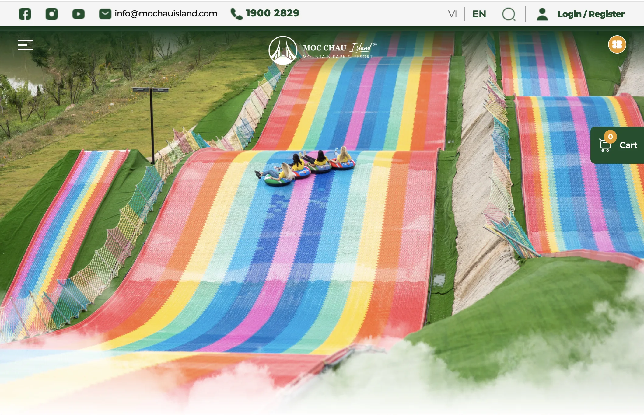 Moc Chau Island Rainbow Slide