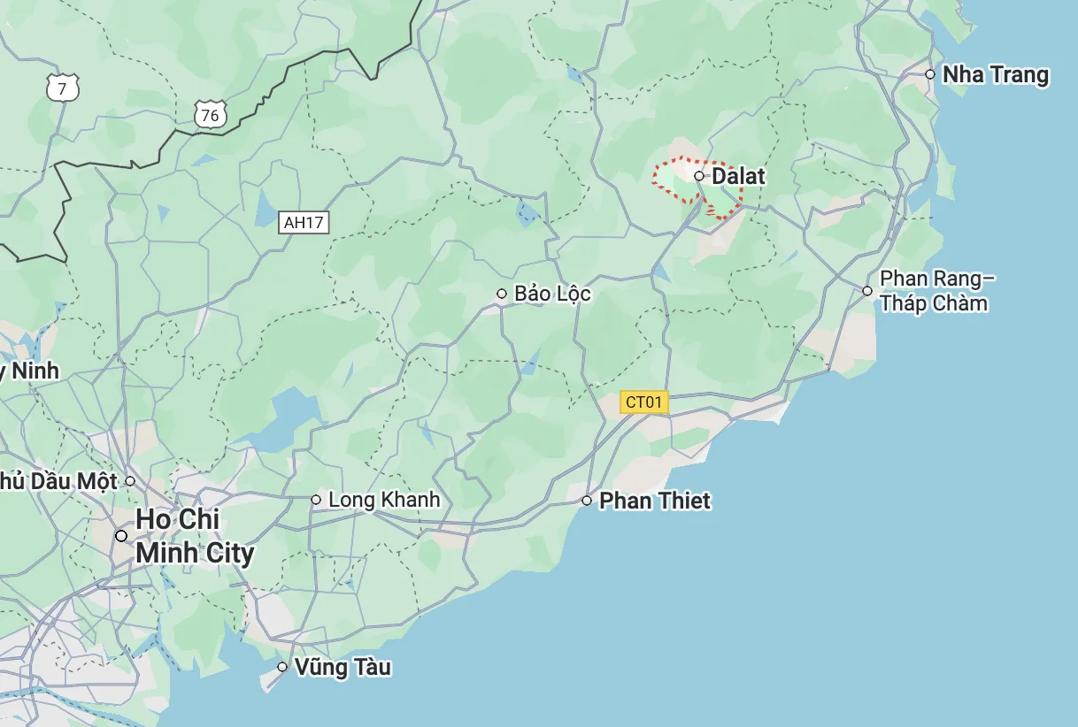 Where is Dalat, Vietnam?
