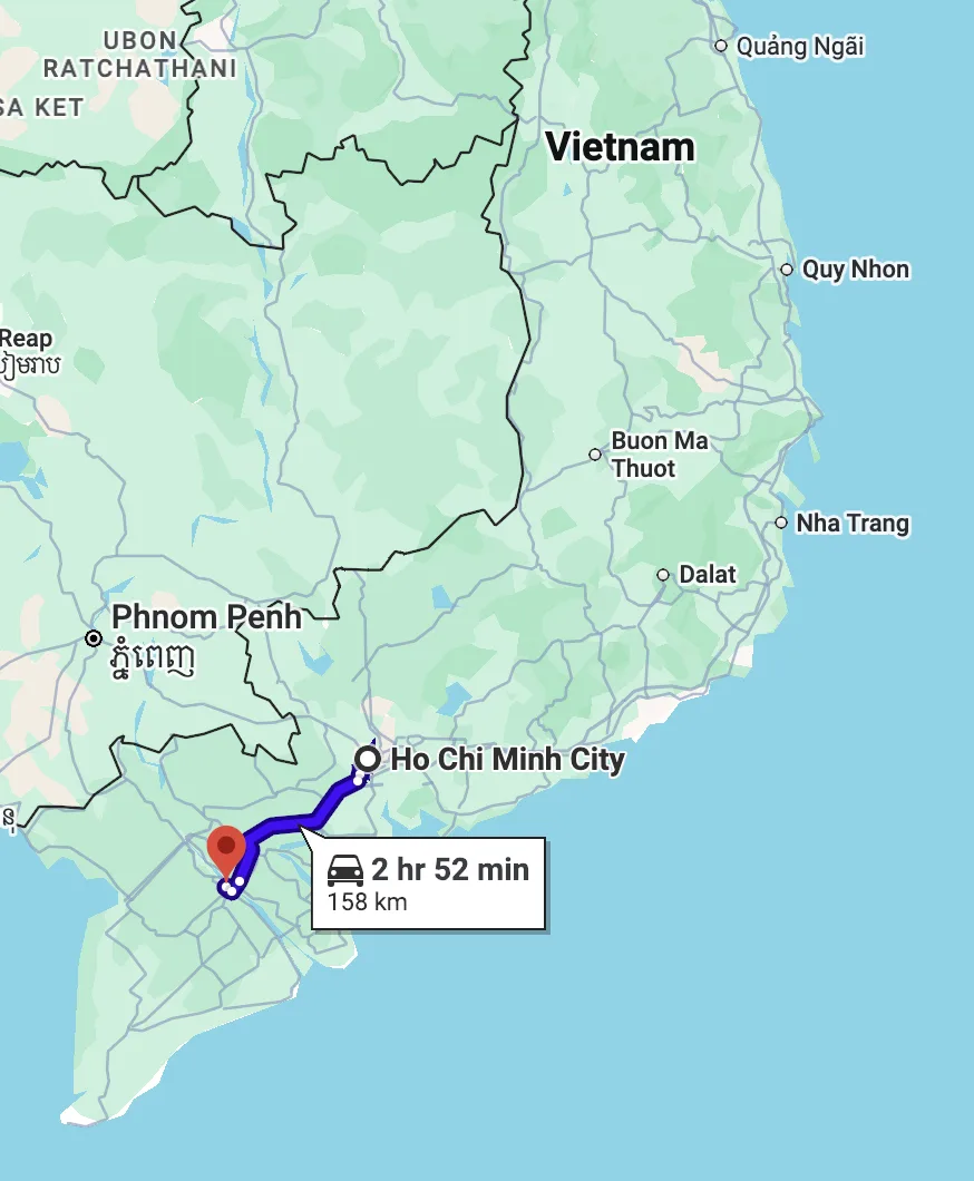 Ho Chi Minh to Can Tho Sleeper bus