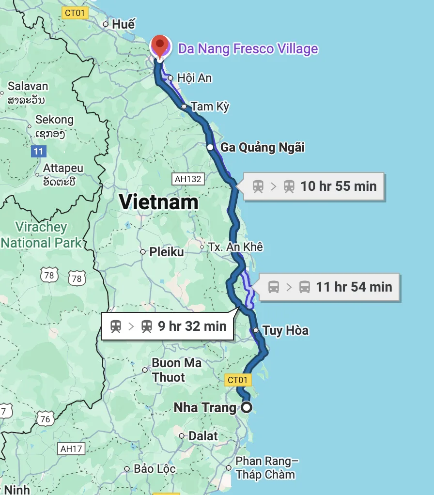 Flying Nha Trang to Da Nang