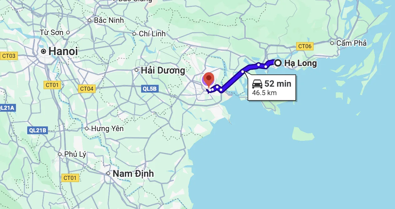 Halong to Haiphong by Grab