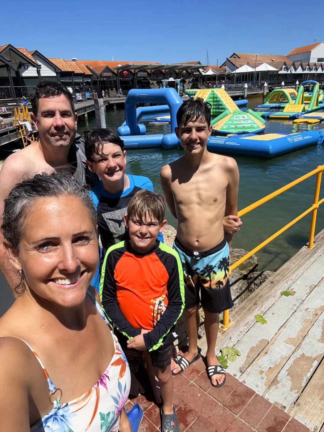 our review of Island Aqua Park, HIllarys