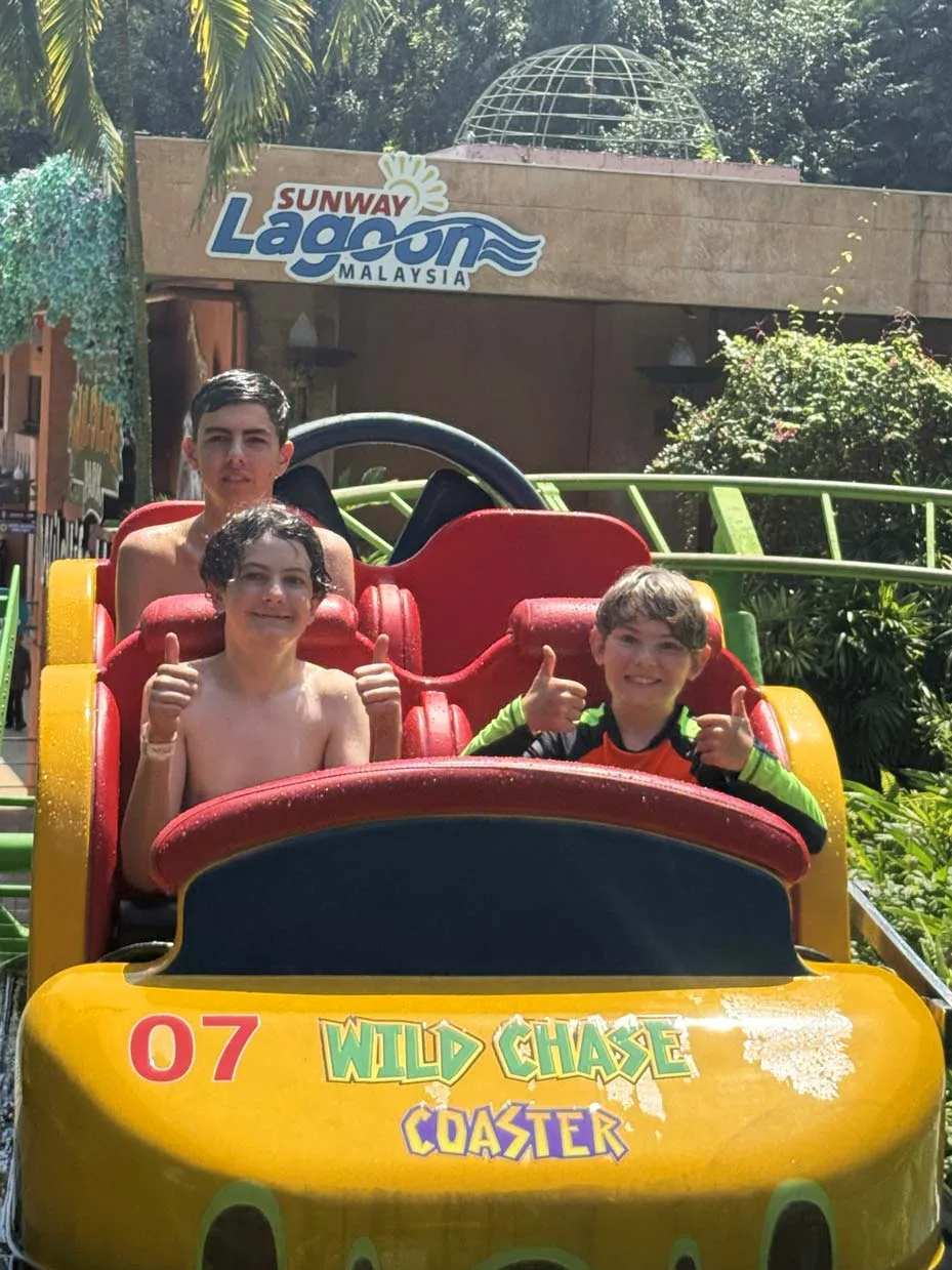 Wild Chase Water coaster at Sunway Lagoon